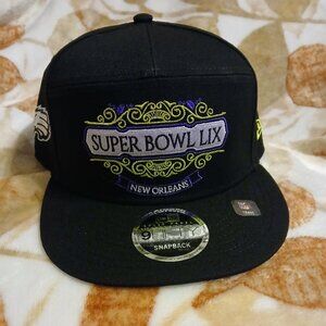 SUPERBOWL LIX New Orleans Philadelphia Eagles New Era Snap Back Hat BRAND NEW!